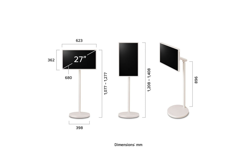 LG 27LX6TDGA.ATC StanbyME 2 Super Portable Smart TV (27 Inch)