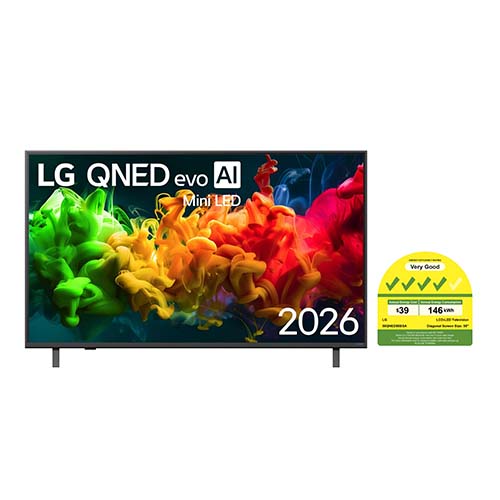 LG 50QNED80BSA.ATC 4K QNED evo Smart TV(50 Inch)Energy Efficiency Class 4)