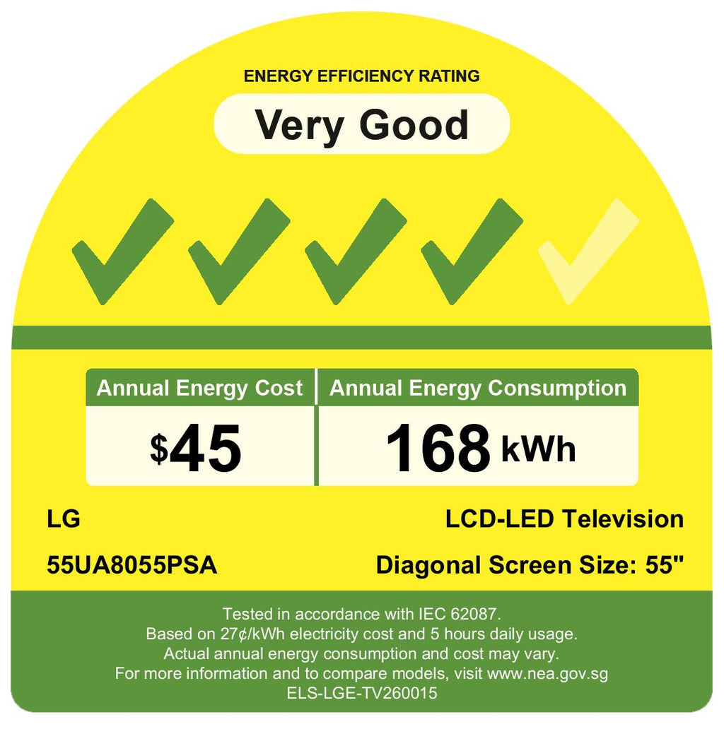 LG 55UA8055PSA.ATC UHD 4K SMART LED TV(55 Inch)(Energy Efficiency Class 4)