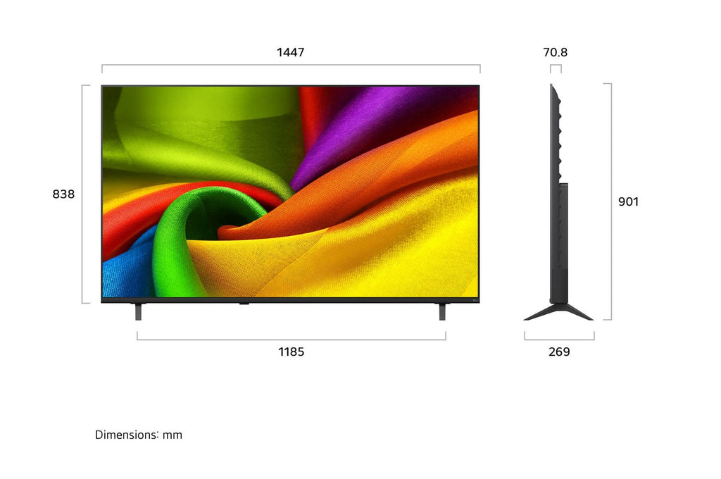 LG 65NU855BPSA.ATC Nano 4K UHD SMART TV(65 Inch)(Energy Efficiency Class 4)