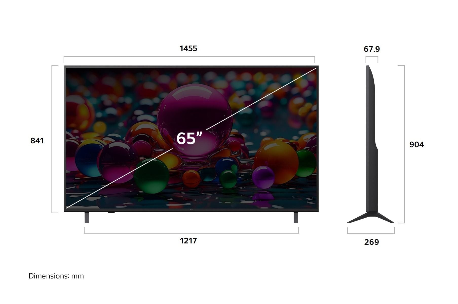 LG 65UA8055PSA.ATC UHD 4K SMART LED TV(65 Inch)(Energy Efficiency Class 4)
