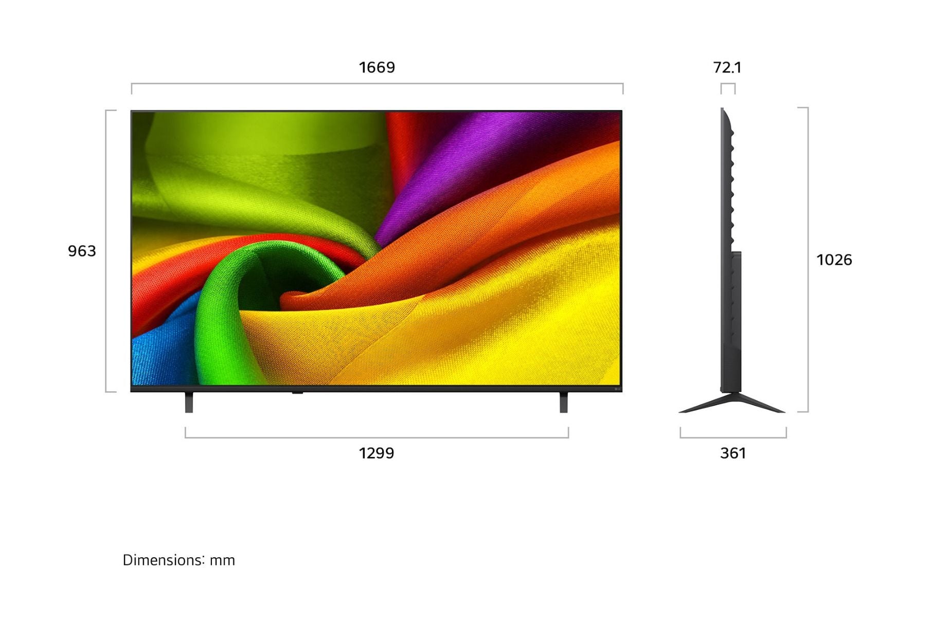 LG 75NU855BPSA.ATC Nano 4K UHD SMART TV(75 Inch)(Energy Efficiency Class 4)