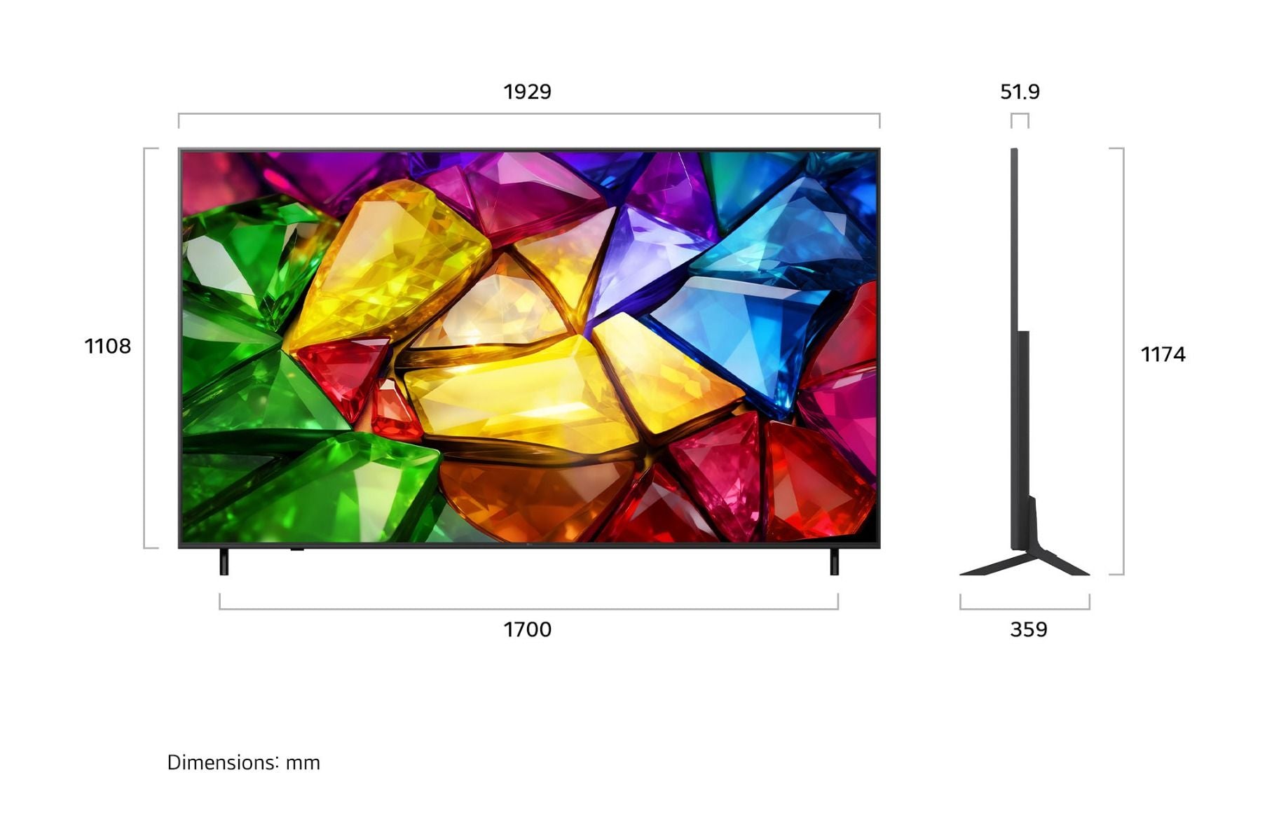LG 86MRGB86BSA.ATC MICRO RGB EVO 4K SMART TV(86 INCH)(Energy Efficiency Class 4)