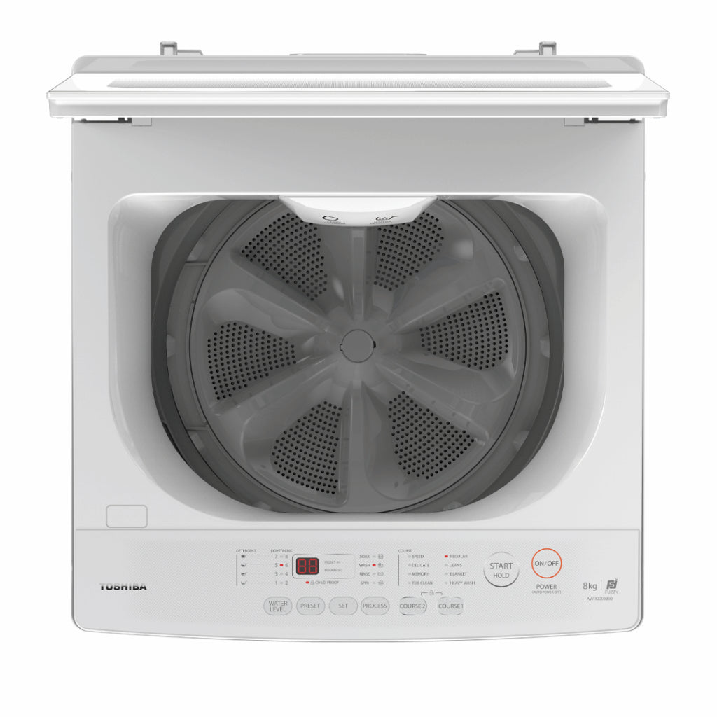 TOSHIBA AW-M901BS TOP LOAD WASHING MACHINE(8kg)(Water efficiency Class 3)