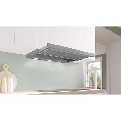 BOSCH DFS097A51B Silver metallic Telescopic cooker hood (90cm)