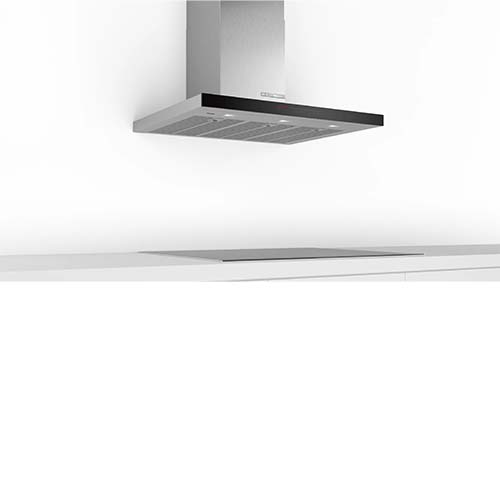 Bosch DWB91PR5UA Stainless steel Wall-mounted cooker hood (90cm)