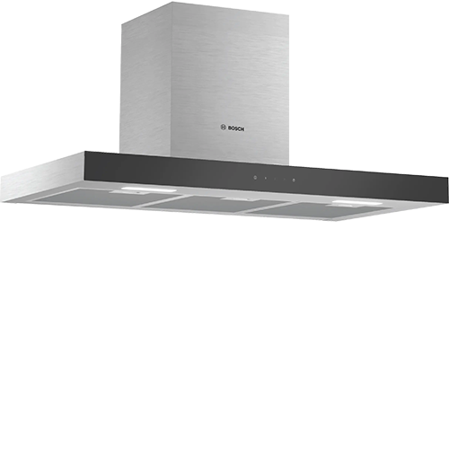 BOSCH DWBM98G50B Stainless steel Wall-mounted cooker hood (90cm)