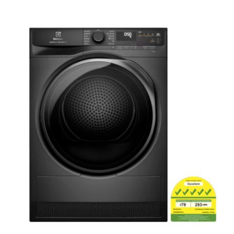 ELECTOLUX EDH903R7SC (Onyx) UltimateCare 700 heat pump dryer(9KG)(Energy Efficiency 5 Ticks)