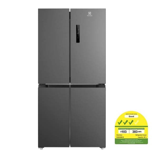 Electrolux EQE4900B-B french door refrigerator(497L)(Energy Efficiency Class 2)