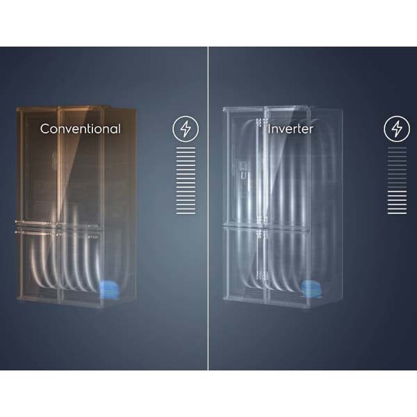 ELECTROLUX ESE6201B-B side by side refrigerator(625L)(Energy Efficiency Class 3)