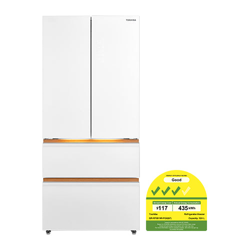 TOSHIBA GR-RF691WI-PGX(67) JAPANDi Multi Door Refrigerator(524L)(Energy Efficiency Class 3)