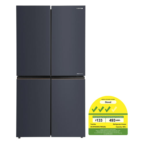 TOSHIBA GR-RF900WI2-PMX(06) Multi Door Fridge(688L)(Energy Efficiency Class 3)