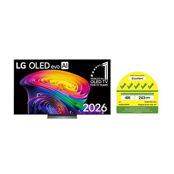 LG OLED83C6PSA.ATC OLED EVO AI THINQ TV (83") (Energy Efficiency Class 5)