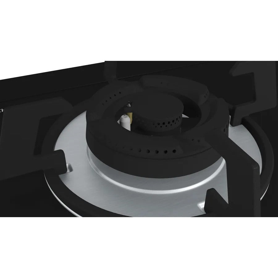 BOSCH PMD82D31AF(PUB) 2 Burner Tempered glass, Black Gas Hob(78CM)