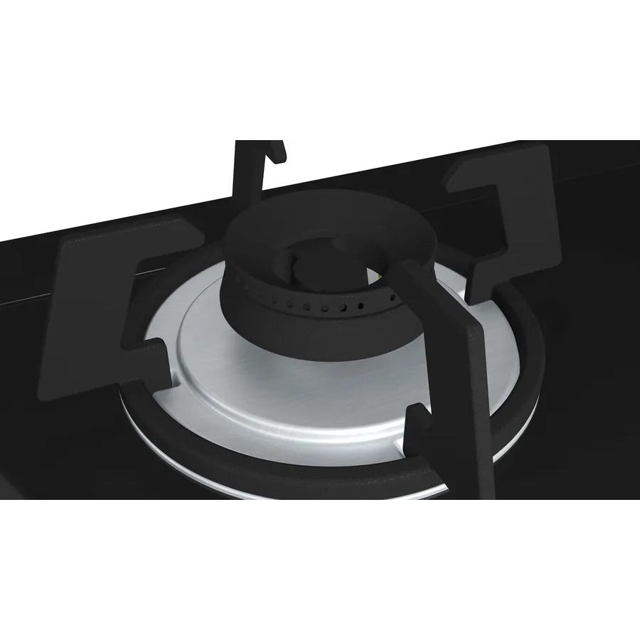 BOSCH PMD93D31AF(PUB) 3 Burner Tempered glass, Black Gas Hob(92CM)