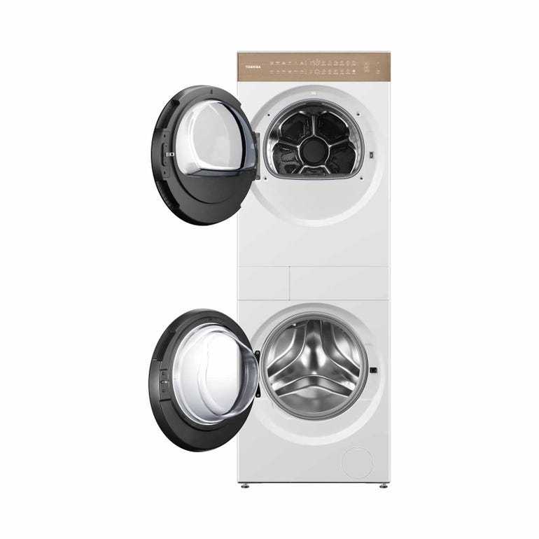 (Bundle) TOSHIBA TW-T40BZP110MWS(WT)+TD-T40BS90HWS(WT) FRONTLOAD WASHER/DRYER STATION (10KG/8KG)