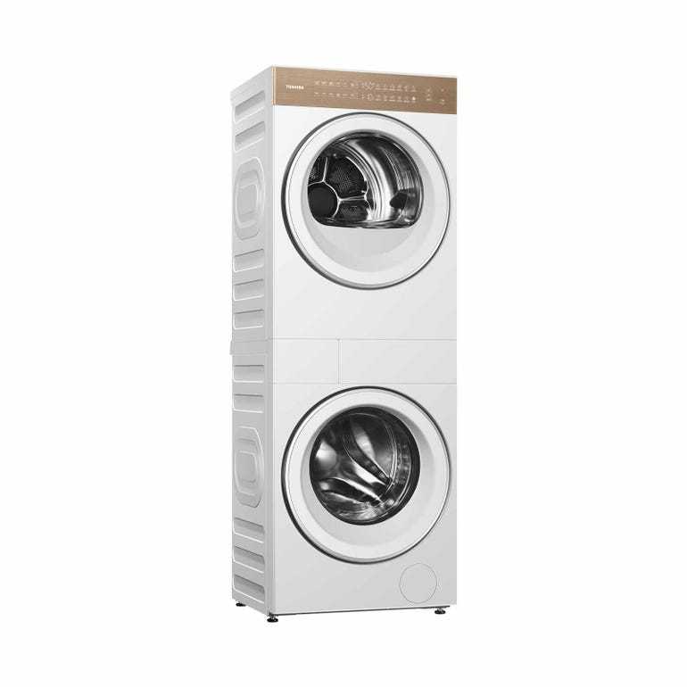 (Bundle) TOSHIBA TW-T40BZP110MWS(WT)+TD-T40BS90HWS(WT) FRONTLOAD WASHER/DRYER STATION (10KG/8KG)