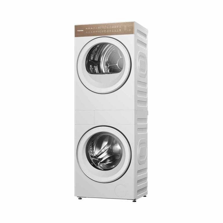 (Bundle) TOSHIBA TW-T40BZP110MWS(WT)+TD-T40BS90HWS(WT) FRONTLOAD WASHER/DRYER STATION (10KG/8KG)