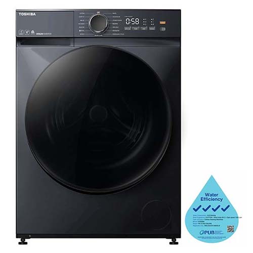 TOSHIBA TW-T21BU115UWS(MG) FRONT LOAD WASHING MACHINE(10.5KG)(Water Efficiency Class 4)