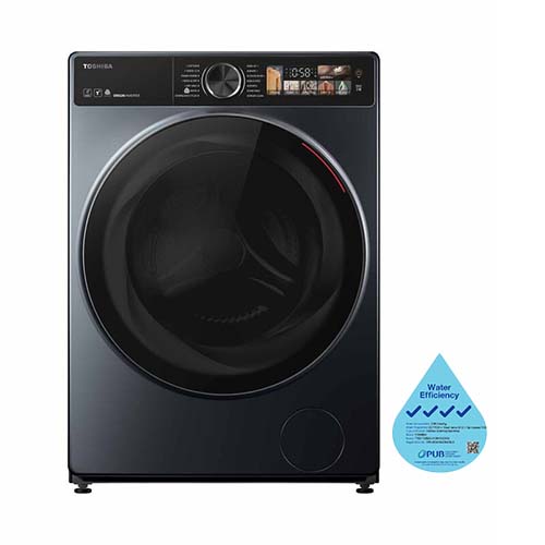 TOSHIBA TW-T25BZU105MWS(MG) FRONT LOAD WASHING MACHINE(9.5KG)(Water Efficiency Class 4)