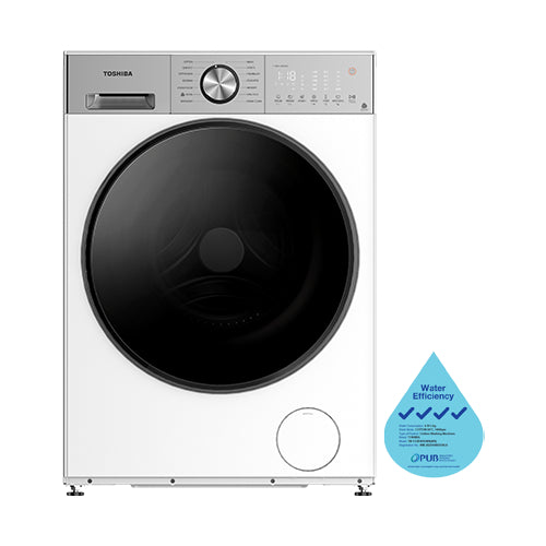 TOSHIBA TW-T33B105UWS(WS) FRONT LOAD WASHING MACHINE(9.5KG)(Water Efficiency Class 4)