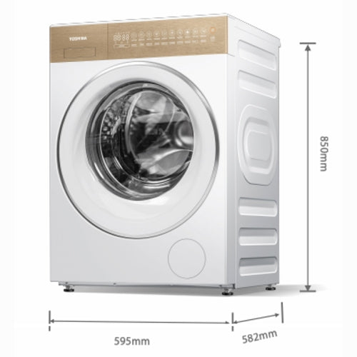 TOSHIBA TW-T37BZP115MWS(WT) FRONT LOAD WASHING MACHINE(10.5KG)(Water Efficiency Class 4)