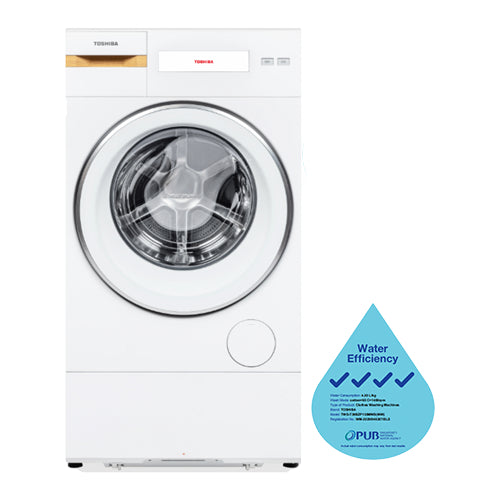 TOSHIBA TWD-T39BZP130MWS(WW) Frontload Combo Washer dryer(17kG/7kG)(Water Efficiency Class 4)