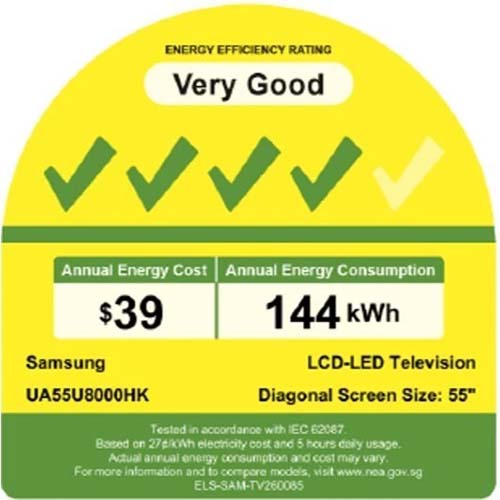 SAMSUNG UA55U8000HKXXS 4K SMART LED TV(55 Inch)(Energy Efficiency Class 4)