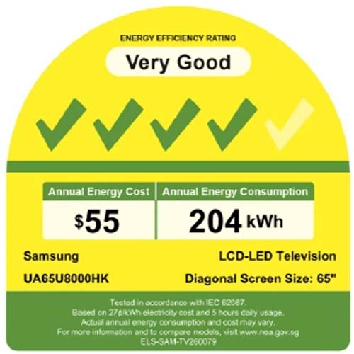 SAMSUNG UA65U8000HKXXS 4K SMART LED TV(65 Inch)(Energy Efficiency Class 4)