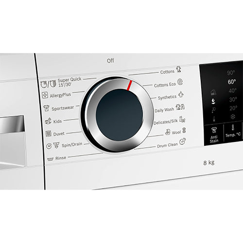 BOSCH WGG234E0SG Frontload Washing Machine(8KG)(Water Efficiency Class 3)