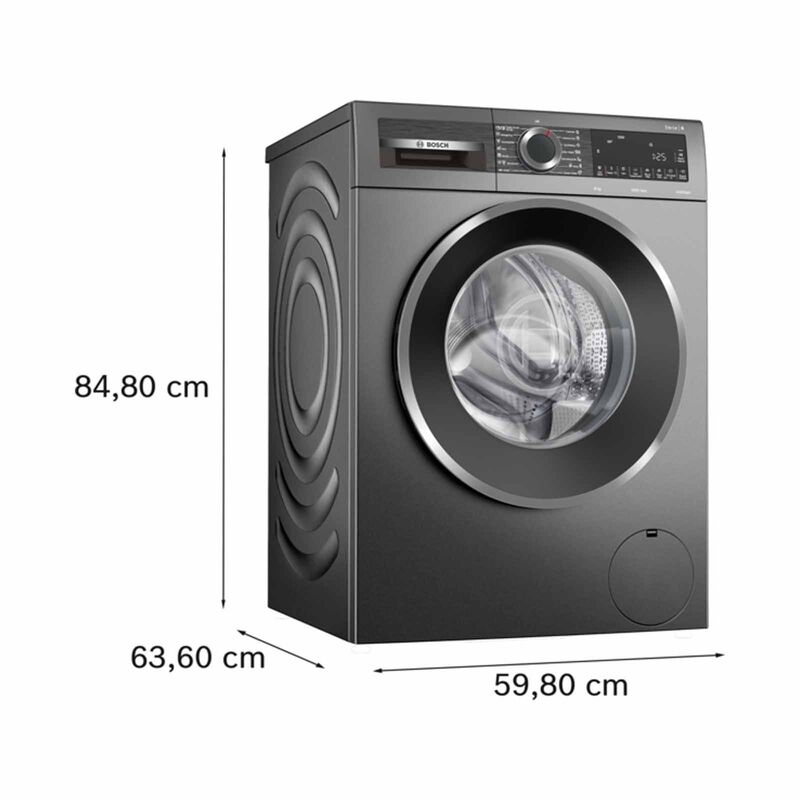 BOSCH WGG234E1SG Frontload Washing Machine(8KG)(Water Efficiency Class 4)