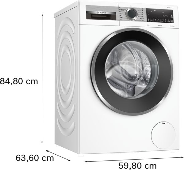 BOSCH WGG25400SG front load Washing machine(10KG)(Water Efficiency Class 4)