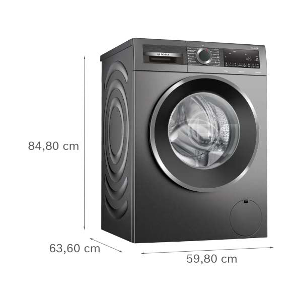 BOSCH WGG25401SG Washing machine, front load(10KG)(Water Efficiency 4)
