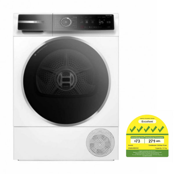 BOSCH WQB245B0SG Heat pump tumble dryer (9kg)(Energy Efficiency Class 5)
