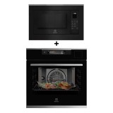 (BUNDLE) ELECTROLUX KOAAS31X built-in single oven(70L) + EMSB25XC built-in combination microwave oven(25L)