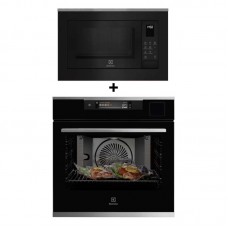 (BUNDLE) ELECTROLUX KOAAS31X built-in single oven(70L) + EMSB25XC built-in combination microwave oven(25L)