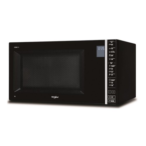 whirlpool 30l solo microwave black